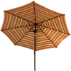 Bliss 9' Market Polyester Outdoor Umbrella, Multi