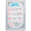 United Visual Products 36"W x 36"H 1-Door Outdoor Enclosed Porcelain on Steel Board
