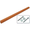 United Visual Products 4"W x 4"D x 96"H Single Cedar Post and Hardware
