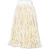 16 Oz. Premium Standard Cut-End Cotton Wet Mop Head, White 12/Pack - UNS216CCT