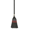 38" Poly Bristle Lobby Broom, Black 12/Pack - UNS951BP