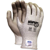 MCR Safety 9672M Dyneema Polyurethane Gloves, Medium, White/Gray, 1 Pair