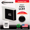 Innovera® Remanufactured LC51BK Ink, 500 Page-Yield, Black