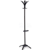 Alba PMCLEON CLEO Coat Stand, Black, Metal and Plastic, Stand Alone Rack, 10 Knobs