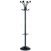 Alba PMVIENAN Stily Coat Rack, Eight Knobs, Steel, Black