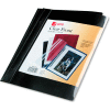 ACCO Vinyl Report Cover, Prong Clip, Letter, 1/2" Capacity, Clear Cover/Black Back