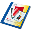 ACCO Vinyl Report Cover, Prong Clip, Letter, 1/2" Capacity, Clear Cover/Blue Back