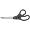 Westcott® KleenEarth Basic Plastic Handle Scissors, 7" Length, Pointed, Black - Pkg Qty 6