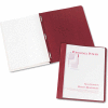 Avery® Durable Clear-Front Report Cover, Tang Clip, LTR, 1/2" Cap, Clear/Red, 25/Box