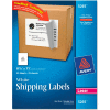 Avery® Shipping Labels with TrueBlock Technology, 8-1/2 x 11, White, Laser, 25/Pack