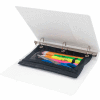 Advantus Binder Pencil Pouch, 10" x 7-3/8", Black/Clear, 3/Pack