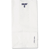 Paper Grocery Bags #6, 6"W x 3-5/8"D x 11-1/16"H, White, 500 Pack