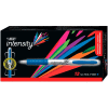 BIC® Intensity Ultra Permanent Marker, Extra-Fine Needle Tip, Deep Sea Blue, Dozen