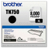 Brother® TN750 (TN-750) High-Yield Toner, 8000 Page-Yield, Black