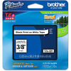 Brother&#174; P-Touch&#174; TZe Labeling Tape, 3/8&quot;W, Black on White
