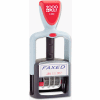 2000 PLUS® Two-Color Word Dater, 1 3/4 x 1, "Faxed," Self-Inking