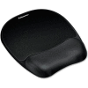 Fellowes® 9176501 Memory Foam Mouse Pad/Wrist Rest, Black