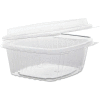 Hinged Lid Plastic Containers 4-1/2" x 5-3/8" x 2-7/8" 12 Oz - 200 Pack