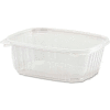 Hinged Lid Plastic Containers 6-2/5" x 7-1/4" x 2-5/8" 32 Oz - 200 Pack