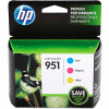 HP 951 3-pack Cyan/Magenta/Yellow Original Ink Cartridges