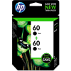HP 60 2-pack Black Original Ink Cartridges