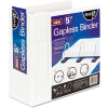 find It™ Gapless Loop Ring View Binder, 11 x 8-1/2, 5" Capacity, White