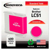 Innovera® 20051M Compatible, Remanufactured, LC51M Ink, 400 Page-Yield, Magenta