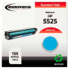 Innovera® Compatible Remanufactured CE271A (5525) Toner, 15000 Page-Yield, Cyan