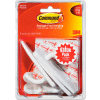3M Command™ General Purpose Hooks Value Pack, Large, 5lb Cap, White, 3 Hooks & 6 Strips/Pack