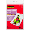 Scotch® Self-Sealing Laminating Pouches, 9.5 mil, 4 3/8 x 6 3/8, Photo Size, 5/Pack