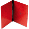 Oxford® PressGuard Coated Report Cover, Prong Clip, Letter, 3" Capacity, Red