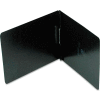Oxford® PressGuard Coated Report Cover, Prong Clip, Letter, 2" Capacity, Black