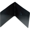 Oxford® Pressboard Report Cover, Prong Clip, Legal, 2" Capacity, Black