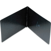 Oxford® PressGuard Coated Report Cover, Prong Clip, Legal, 2" Capacity, Black