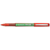 Pilot® Precise V5 BeGreen Stick Roller Ball Pen, 0.5mm, Red Ink/Barrel, Dozen
