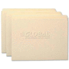 Smead® File Folders, Straight Cut, Reinforced Top Tab, Letter, Manila, 100/Box
