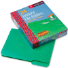Smead® Waterproof Poly File Folders, 1/3 Cut Top Tab, Letter, Green, 24/Box
