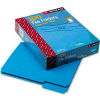 Smead® File Folders, 1/3 Cut Top Tab, Letter, Blue, 100/Box