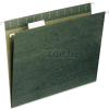 Smead® Recycled Hanging File Folders, 1/5 Tab, 11 Point Stock, Letter, Green, 25/Box