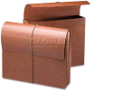 Smead® 3-1/2" Accordion Expansion Wallets, Letter, Leather-Like Redrope