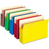 Smead® 3-1/2" Accordion Expansion Colored File Pocket, Straight Tab, Ltr, Asst, 5/Pack