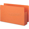 Smead® 3-1/2" Accordion Expansion File TUFF Pockets, Straight, Legal, Redrope, 10/Box