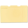 Universal® File Folders, 1/3 Cut Assorted, One-Ply Top Tab, Letter, Manila, 100/Box