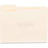 Universal® File Folders, 1/3 Cut First Position, One-Ply Top Tab, Letter, Manila, 100/Box