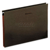 Universal® 1" Box Bottom Hanging Folder, Pressboard, Letter, Standard Green, 25/Box