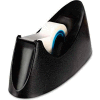 Desktop Tape Dispenser, 1" Core, Weighted Nonskid Base, Black