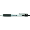 Universal™ Comfort Grip Retractable Gel Pen, 0.7mm, Black Ink, Clear/Black Barrel, 36/Pack