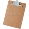 Universal Hardboard Clipboard, 1-1/4" Capacity, Holds 8-1/2 x 11, Brown
