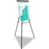 Universal® Heavy Duty Presentation Easel, 69" Maximum Height, Metal, Black