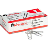 Universal® Non-Skid Paper Clips, Wire, Jumbo, Silver, 100/Box, 10 Boxes/Pack